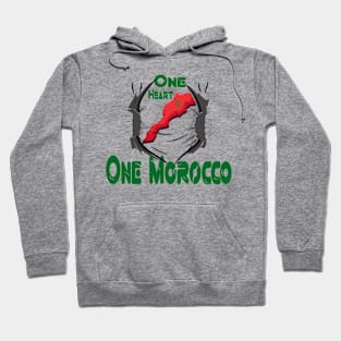 Solidarity in Diversity One Heart One Morocco Moorish DNA Proud Team Dreaming Hoodie